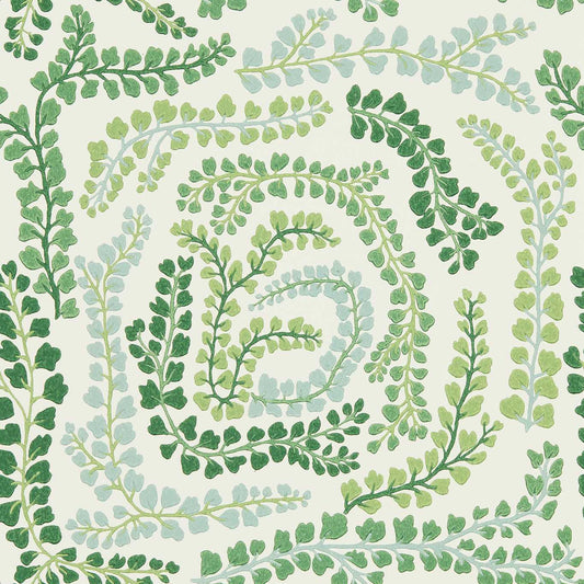 Fayola Wallpaper - Clover/Chalk - Harlequin - HC4W113021 - Morris Wallpaper