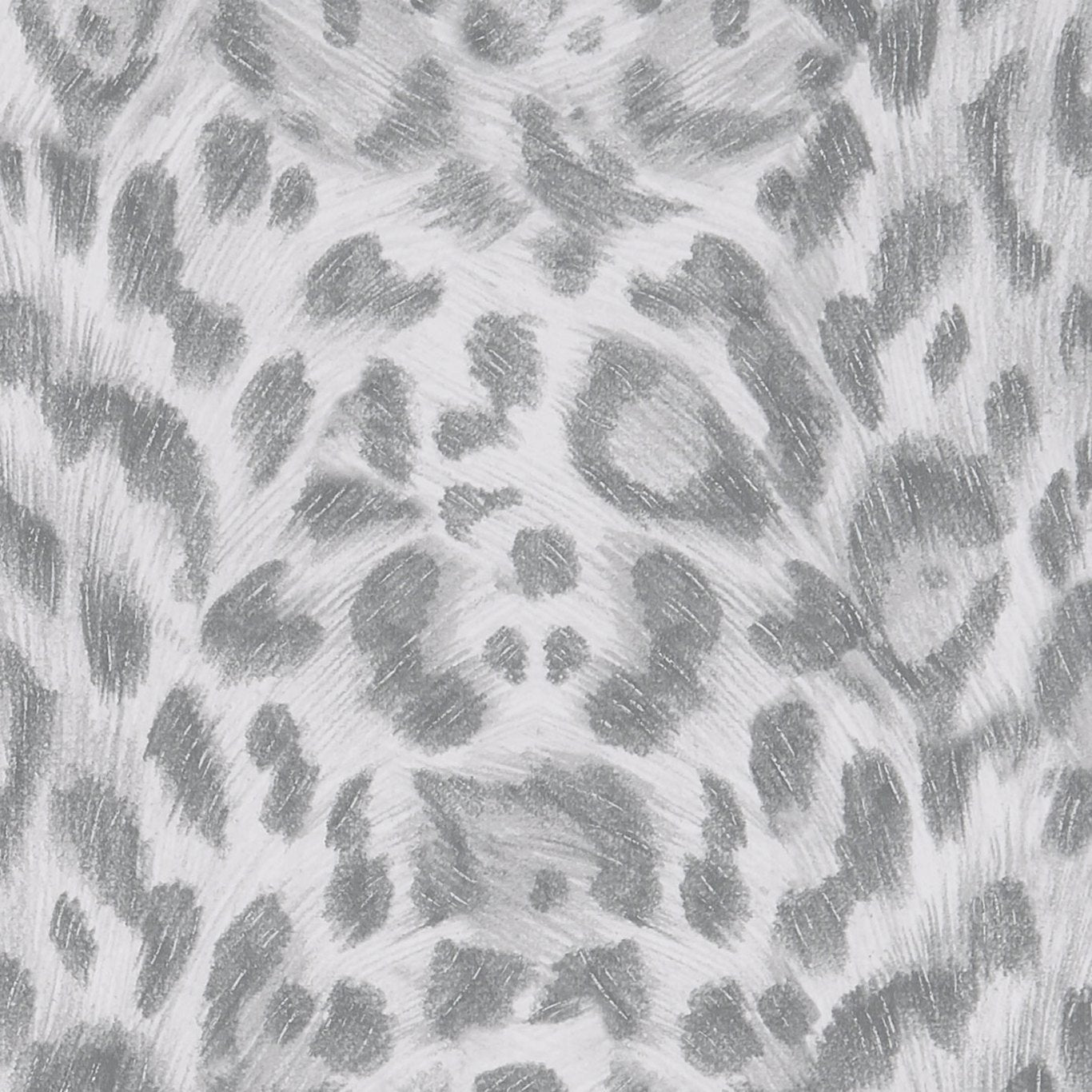 Felis Wallpaper - Silver - Clarke & Clarke - W0115/09 - Morris Wallpaper