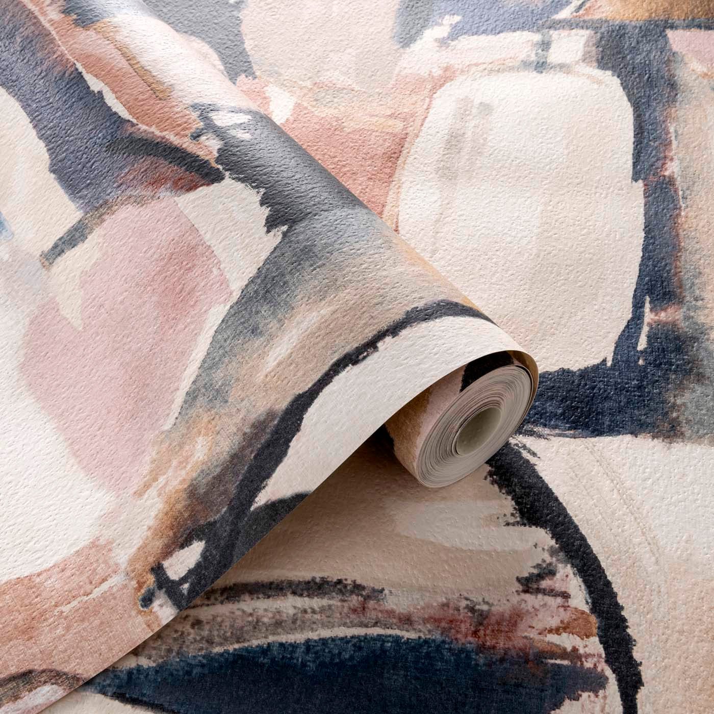 Figura Wallpaper - Midnight/Spice - Clarke & Clarke - W0180/03 - Morris Wallpaper