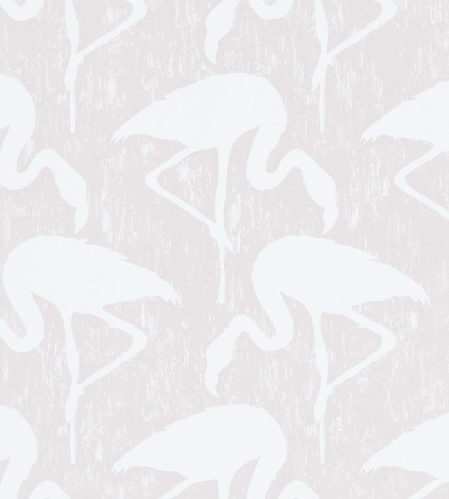 Flamingos Wallpaper - Blush/Ivory - DVIN214565 - Sanderson - Morris Wallpaper