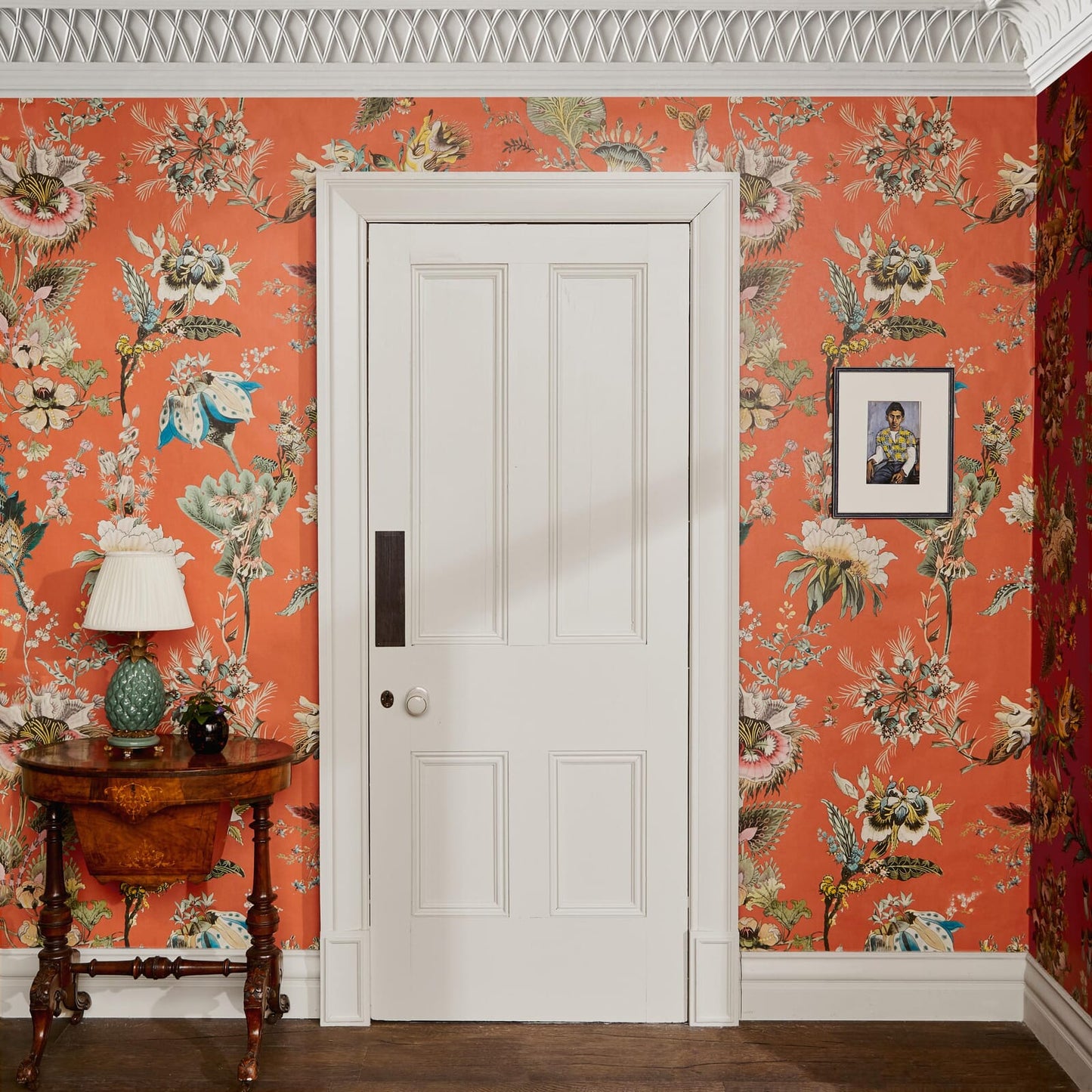 Flora Fantasia Wallpaper - Amber - House of Hackney - 1-WA-FLF-DI-AMB-XXX - Morris Wallpaper
