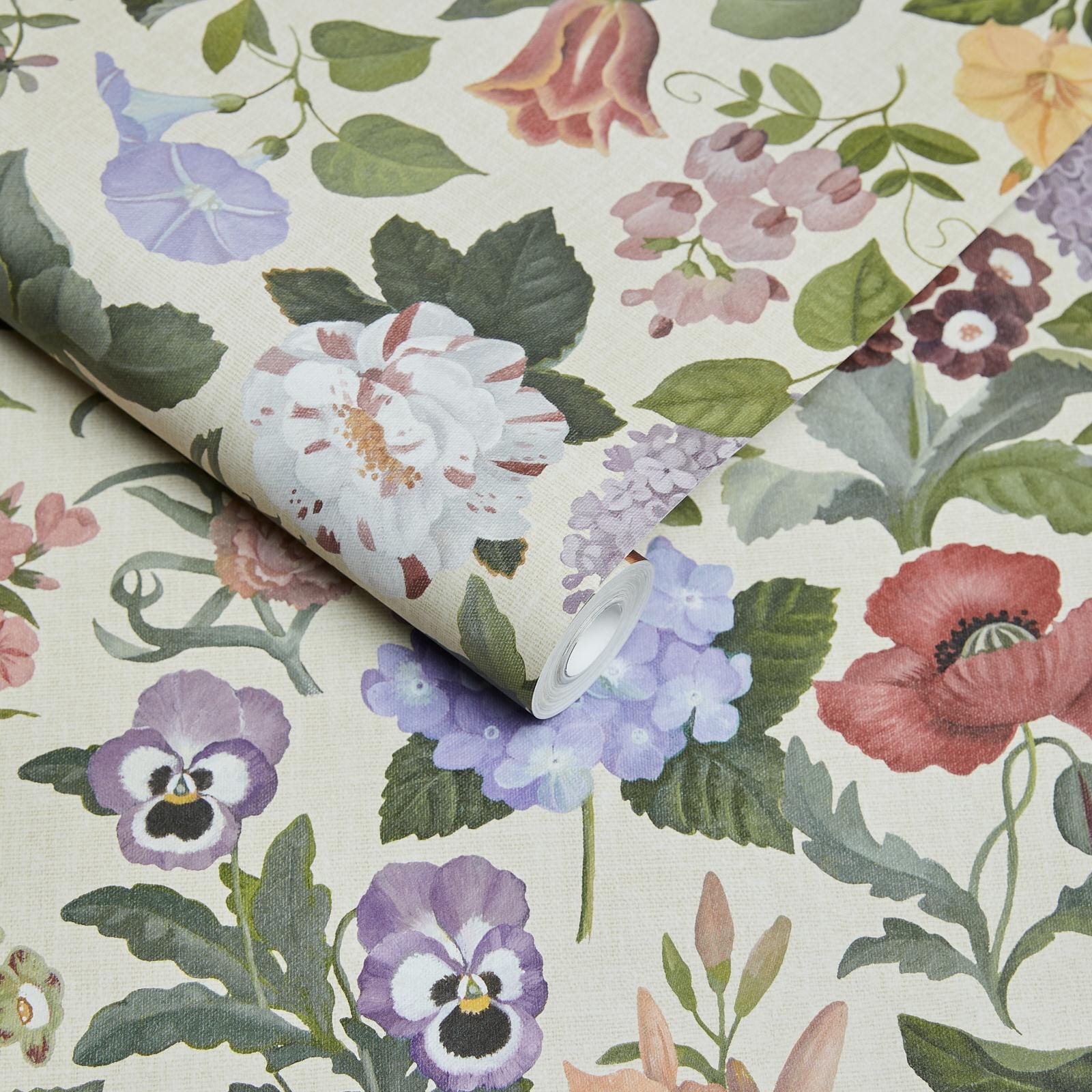 Floralia Wallpaper - Ecru - House of Hackney - 1-WA-FRA-DI-ECR-XXX - Morris Wallpaper