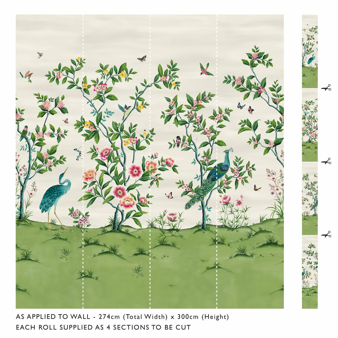 Florence Wallpaper - Fig Blossom/Apple/Peony - HDHW112891 - Harlequin - Premier Wallcovering