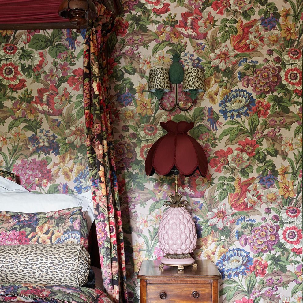 Florescence Wallpaper - Alabaster - House of Hackney - 1-WA-FLS-DI-ALA-XXX - Morris Wallpaper