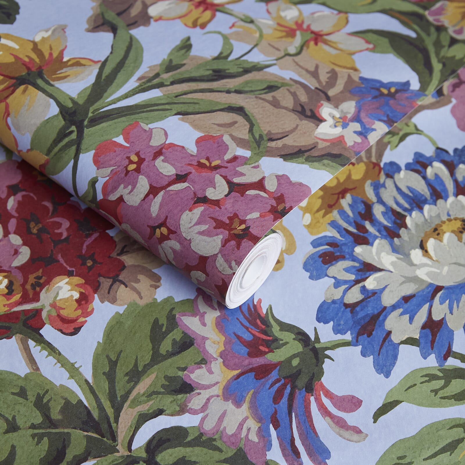 Florescence Wallpaper - Azure - House of Hackney - 1-WA-FLS-DI-AZU-XXX - Morris Wallpaper