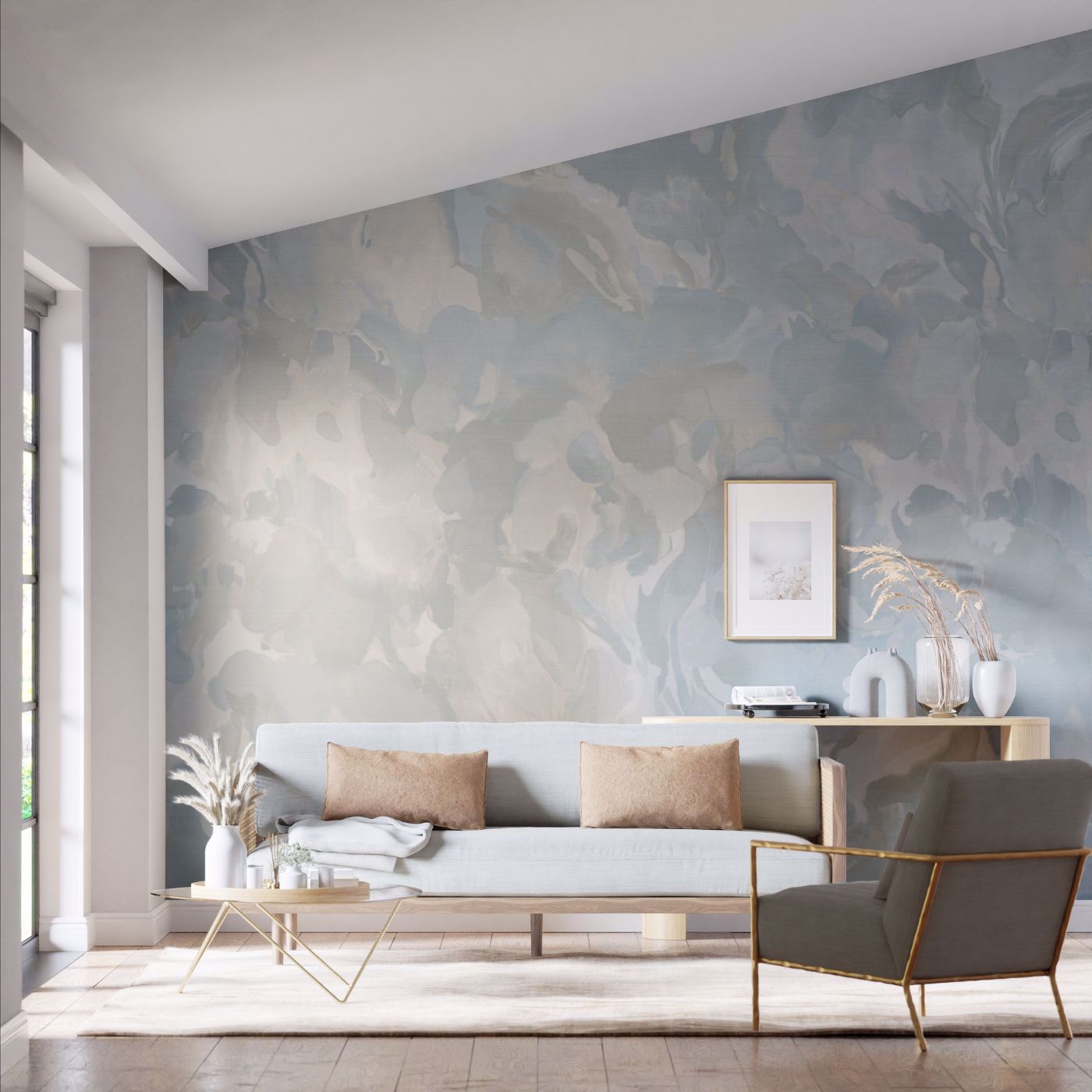 Foresta Wallpaper - Ethereal/Parchment - Harlequin - HC4W113000 - Morris Wallpaper