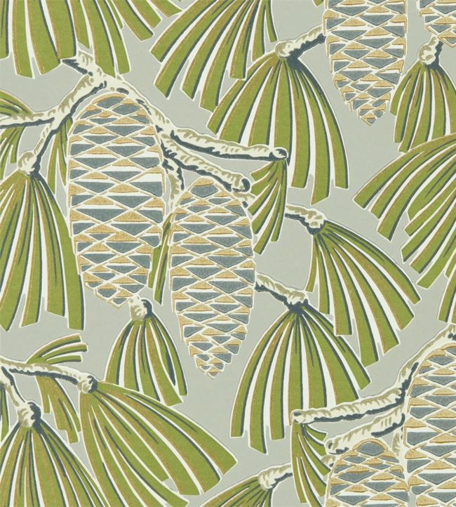 Foxley Wallpaper - Fern Stone - HSAW112126 - Harlequin - Morris Wallpaper