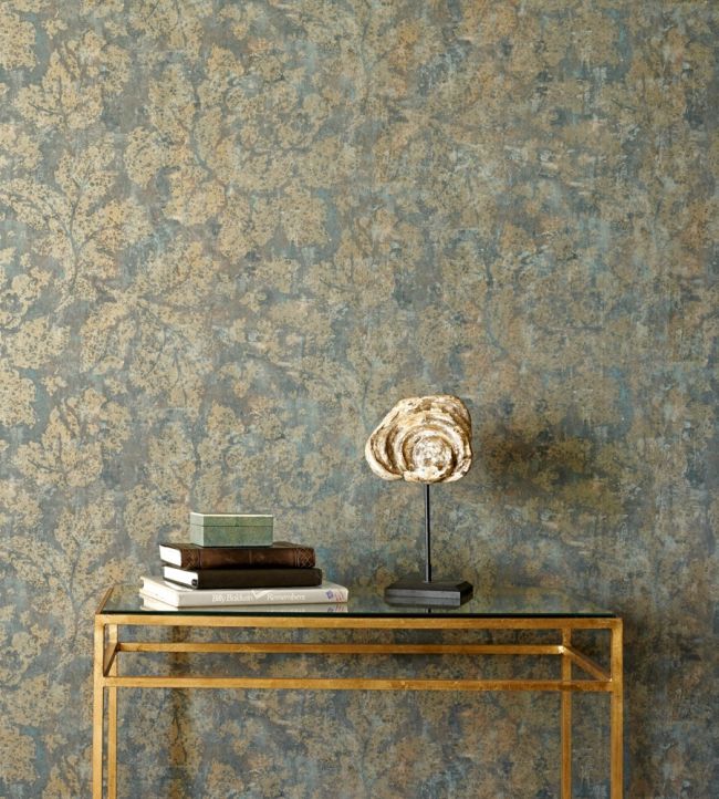 Fresco Secco Wallpaper - Bronze - ZCON312031 - Zoffany - Morris Wallpaper