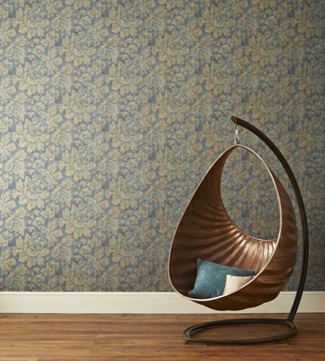 Fresco Secco Wallpaper - Bronze - ZCON312031 - Zoffany - Morris Wallpaper