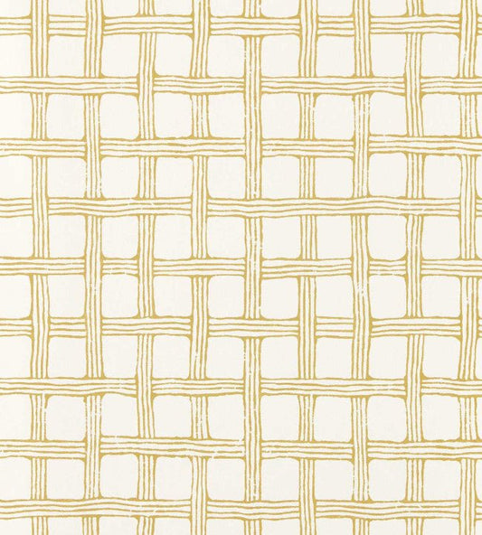 Fretwork Wallpaper - Honey - Scion - NSCW113263 - Morris Wallpaper