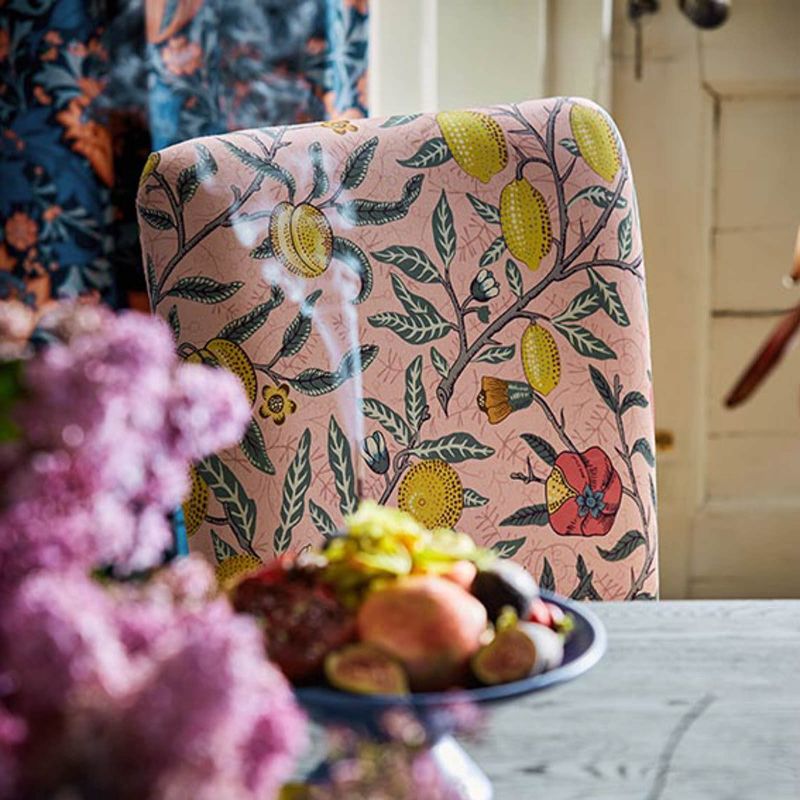 Fruit Fabric - Stardust - Morris & Co - 520006 - Premier Wallcovering