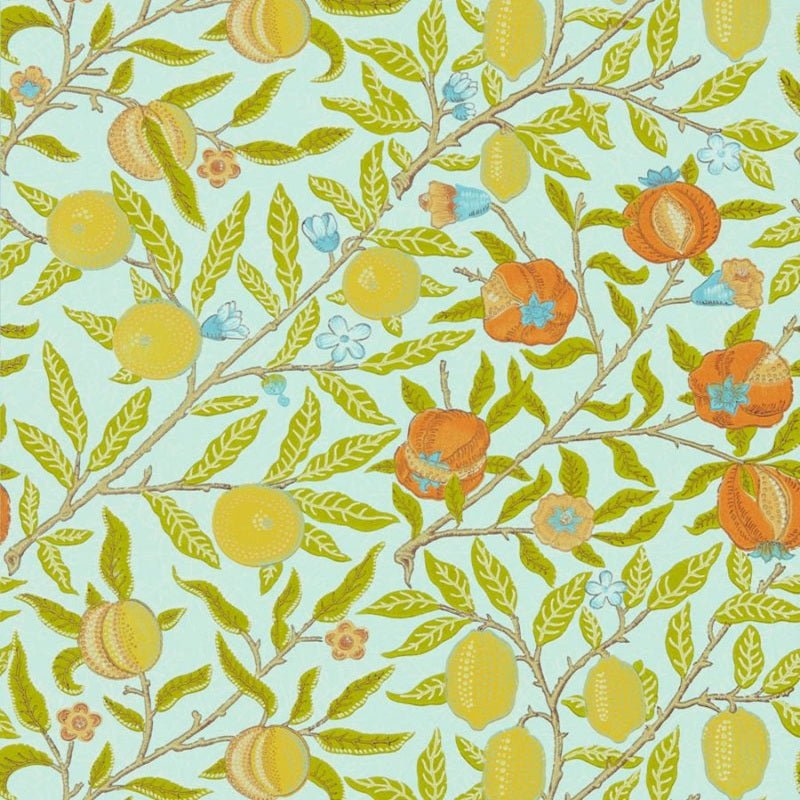 Fruit Wallpaper - Sky - Morris & Co - 217102 - Morris Wallpaper
