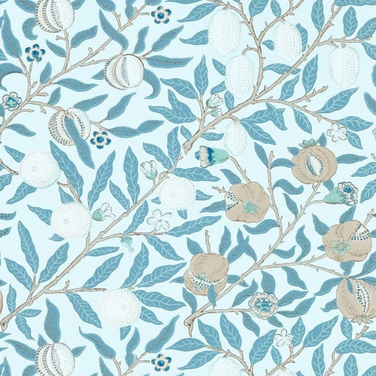 Fruit Wallpaper - Slate/Vellum - Morris & Co - 217084 - Morris Wallpaper