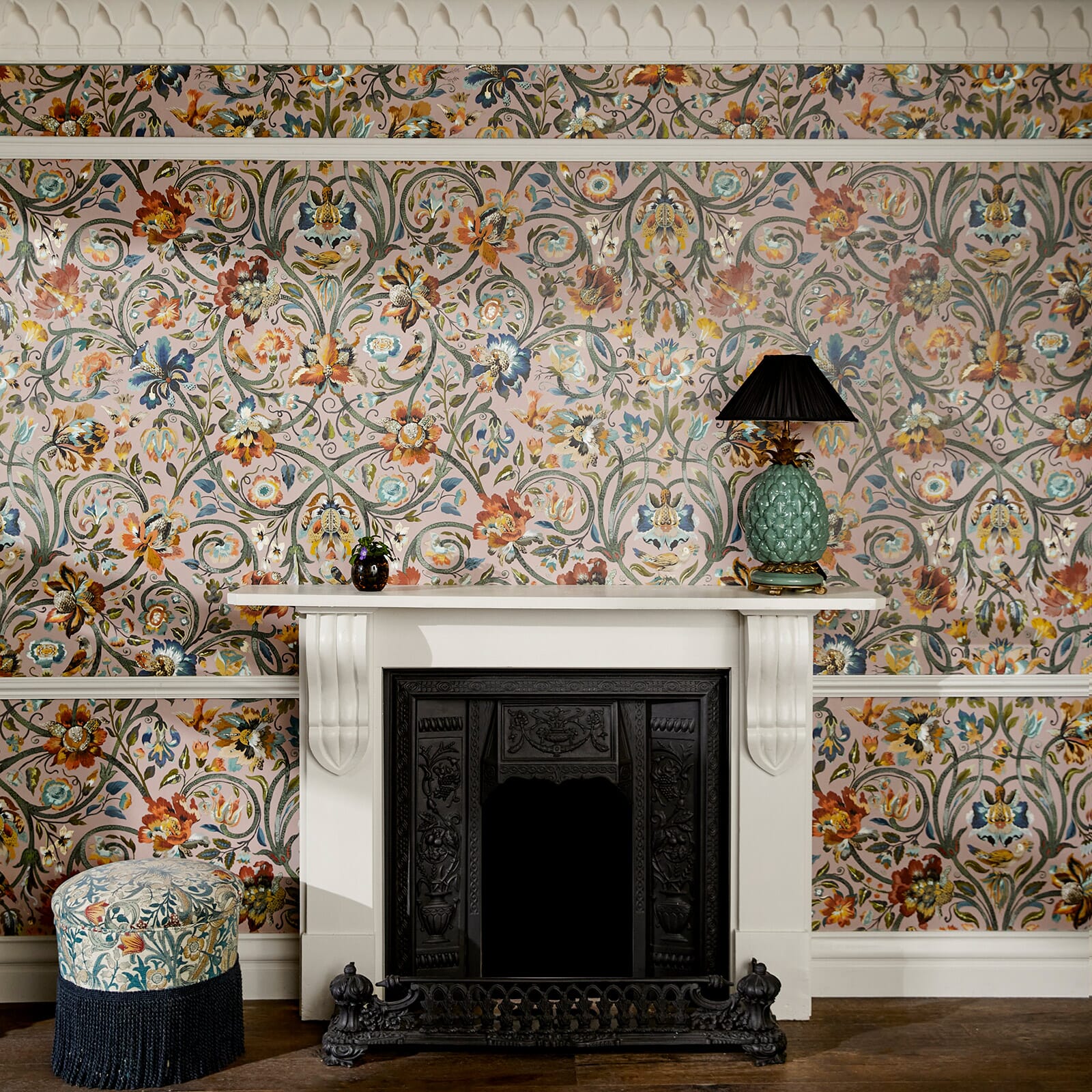 Gaia Wallpaper - Blush - House of Hackney - 1-WA-GAI-DI-BLS-XXX - Morris Wallpaper