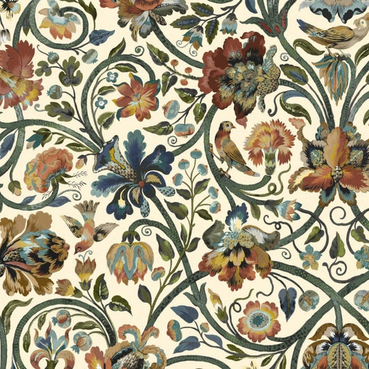 Gaia Wallpaper - Ecru - House of Hackney - 1-WA-GAI-DI-ECR-XXX - Morris Wallpaper