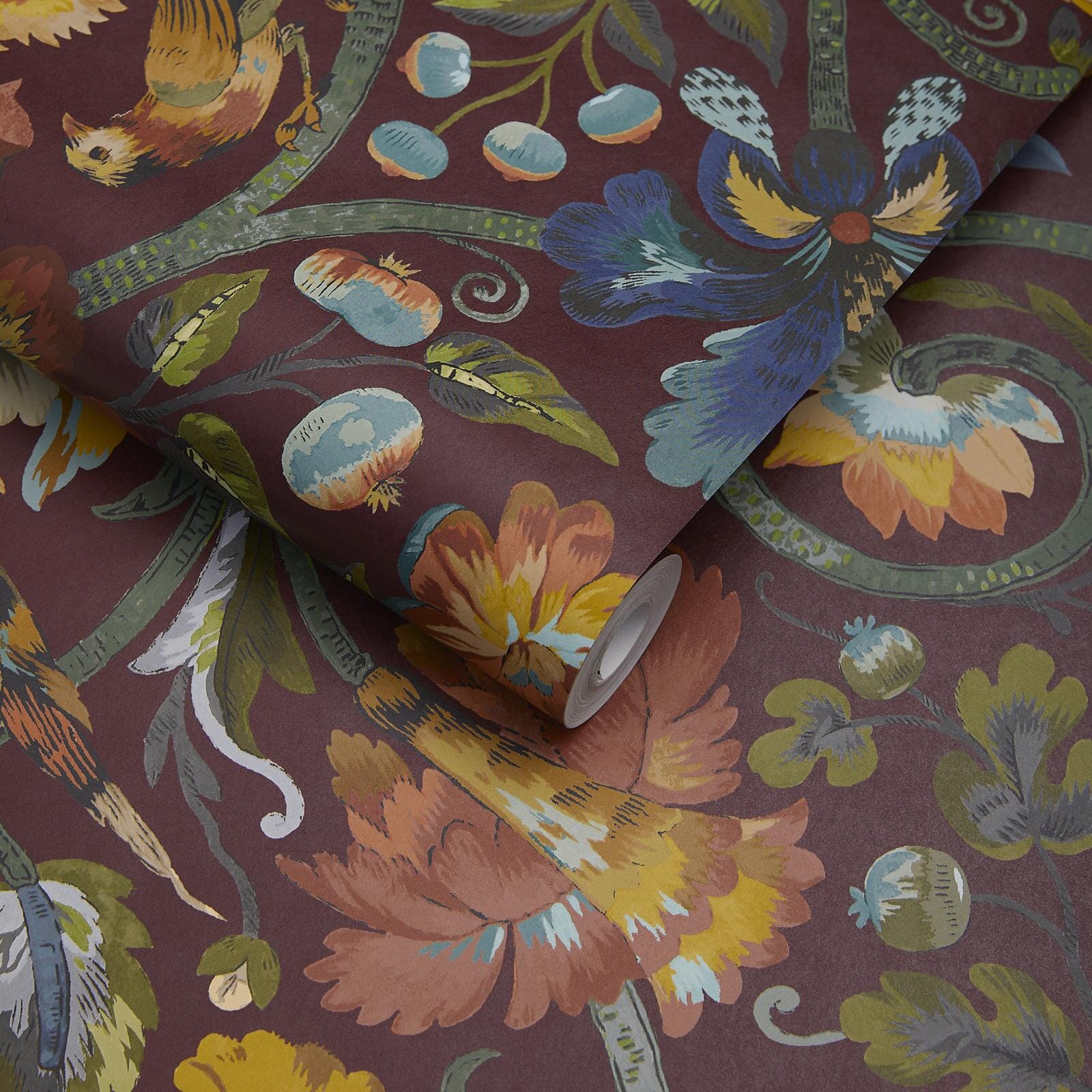 Gaia Wallpaper - Vermillion - House of Hackney - 1-WA-GAI-DI-VER-XXX - Morris Wallpaper