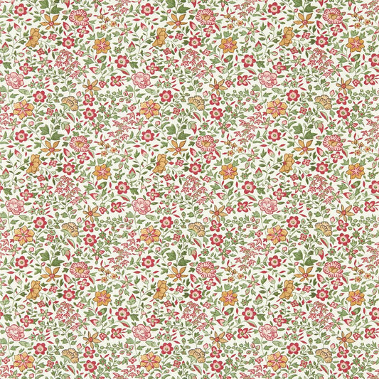 Gamthi Wallpaper - Sage/Blush - Clarke & Clarke - W0235/03 - Morris Wallpaper