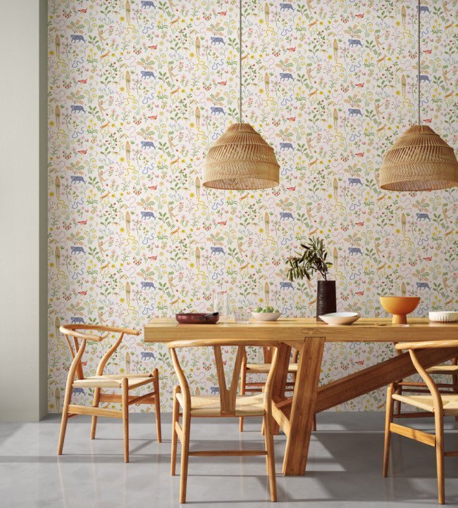 Garden Of Eden Wallpaper - Popsicle - NART112794 - Scion