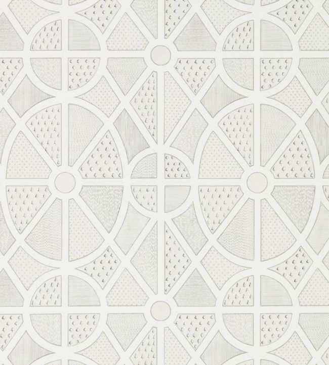 Garden Plan Wallpaper - Chalk - DART216318 - Sanderson - Morris Wallpaper