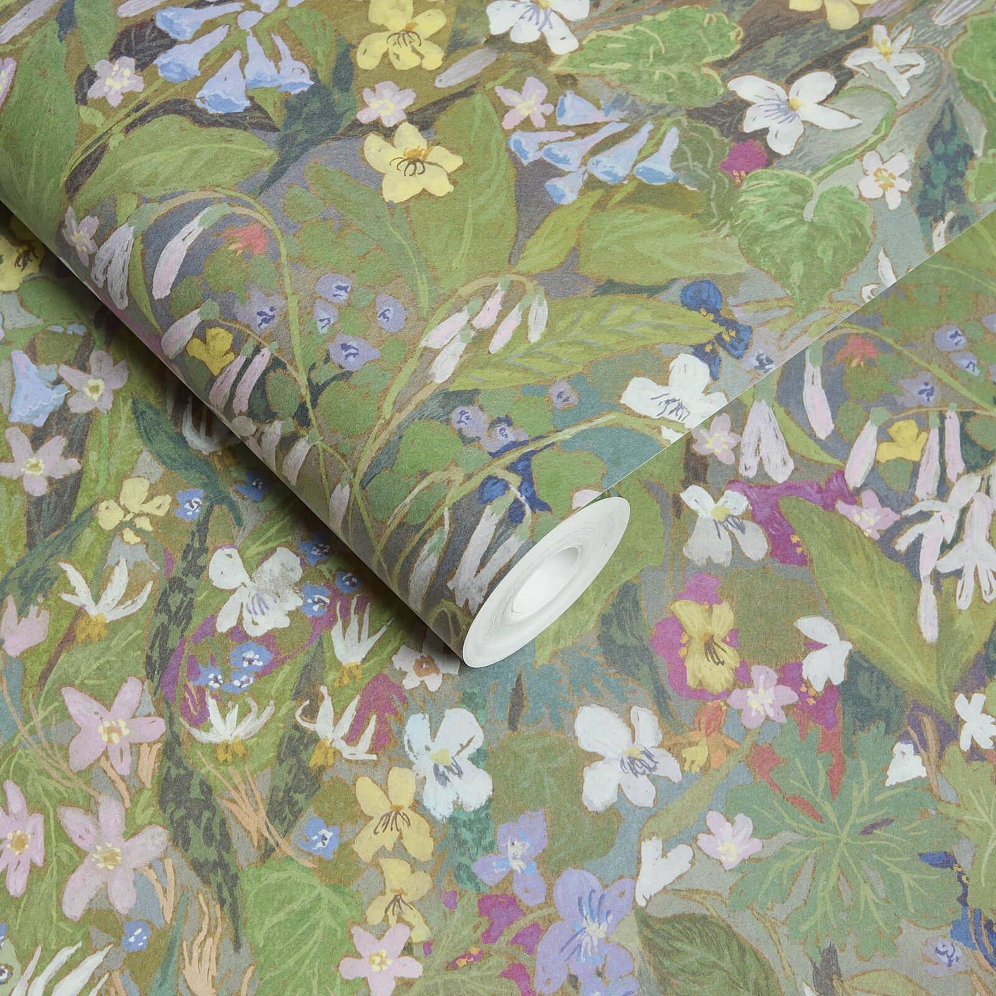 Gardenia Wallpaper - Verde - House of Hackney - 1-WA-GAR-DI-VER-XXX - Morris Wallpaper