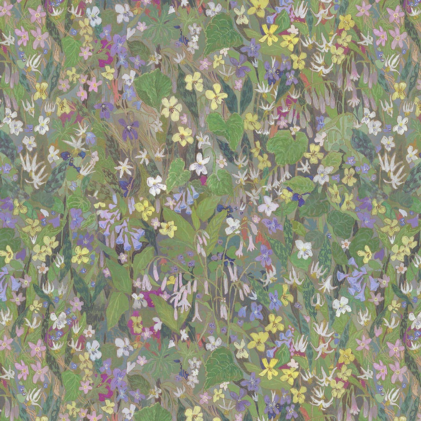 Gardenia Wallpaper - Verde - House of Hackney - 1-WA-GAR-DI-VER-XXX - Morris Wallpaper