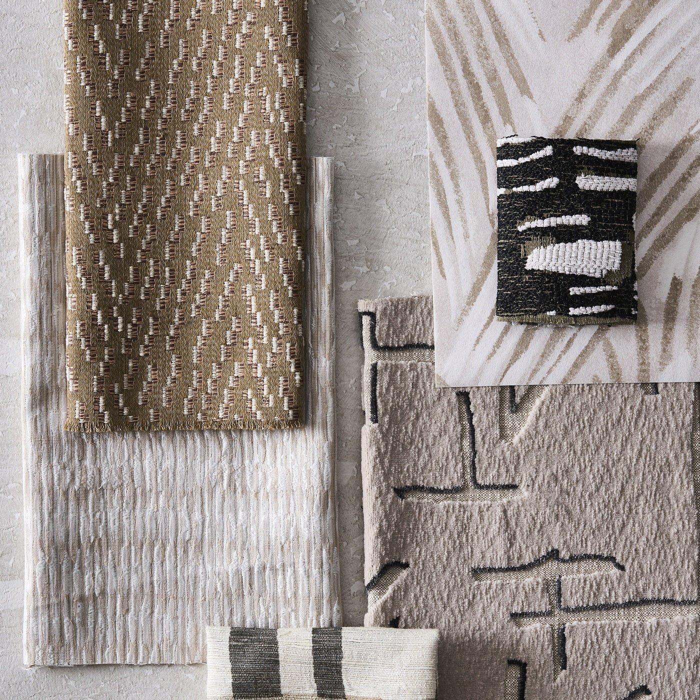 Glyph Wallpaper - Sandstone / Chalk - Harlequin - HDMW113301 - Morris Wallpaper