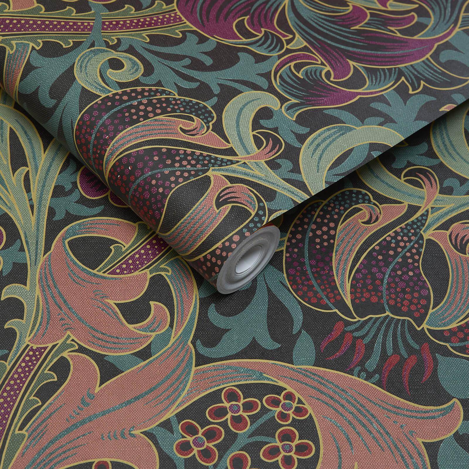 1-WA-GOL-DI-PET-XXX - Golden Lily Wallpaper - Apatite - House of Hackney