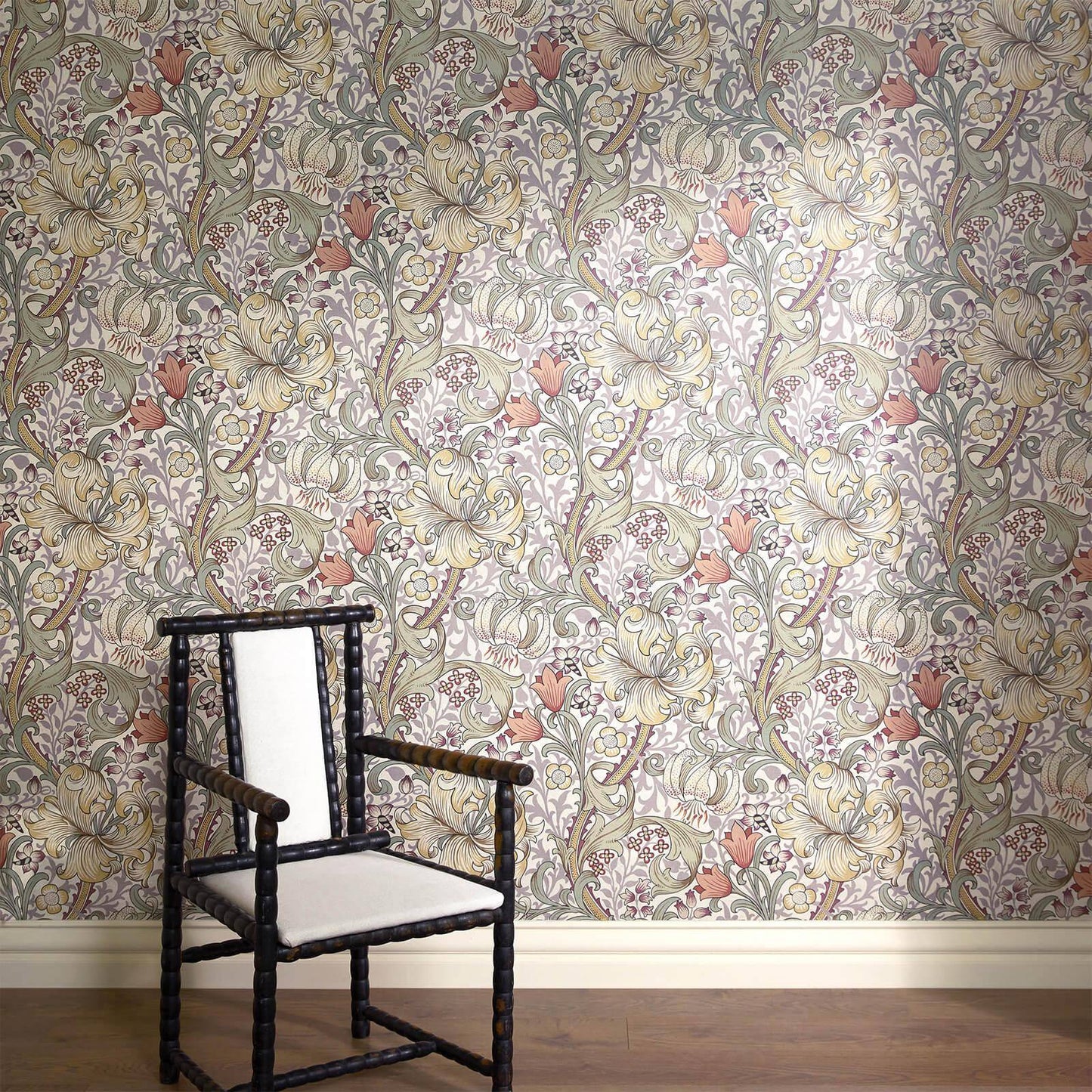 1-WA-GOL-DI-CIR-XXX - Golden Lily Wallpaper - Cirrus - House of Hackney
