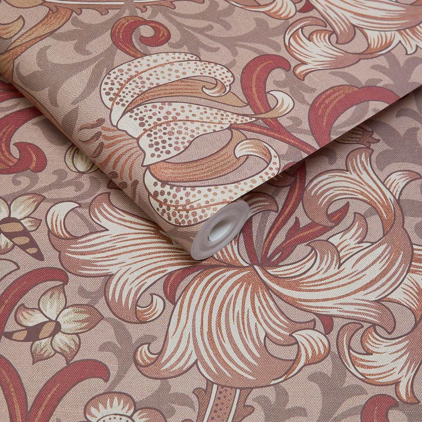 1-WA-GOL-DI-TOU-XXX - Golden Lily Wallpaper - Tourmaline - House of Hackney