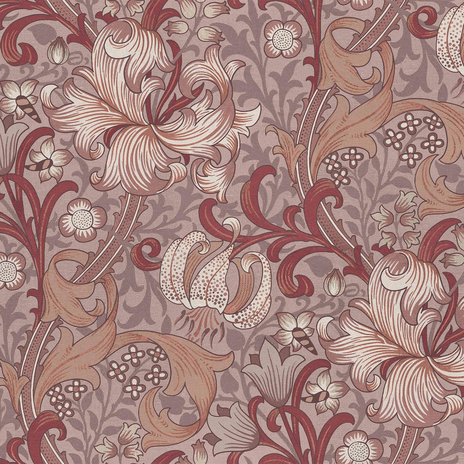 1-WA-GOL-DI-TOU-XXX - Golden Lily Wallpaper - Tourmaline - House of Hackney