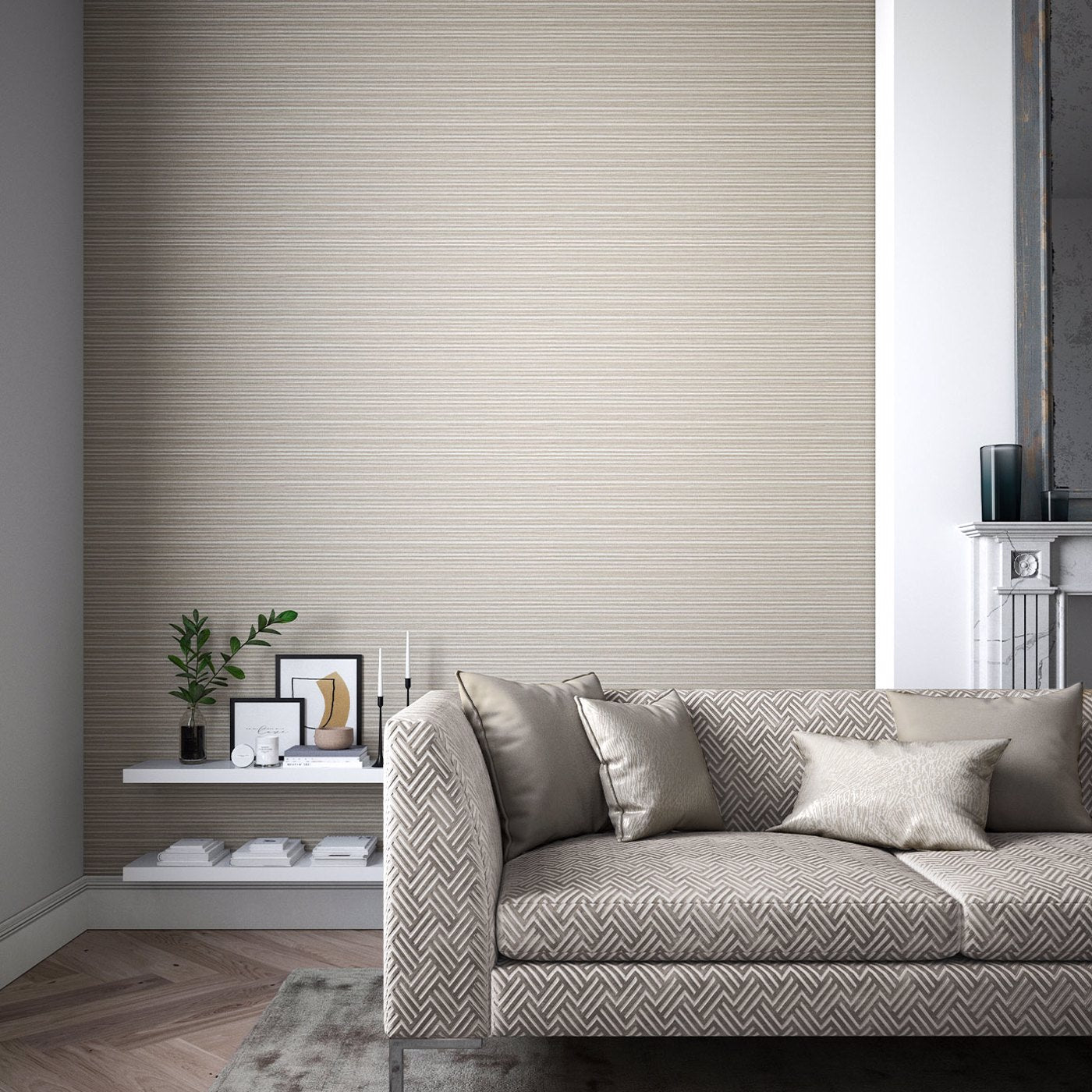Gradiate Wallpaper - Marble/Oyster - Harlequin - HM7W112757 - Morris Wallpaper