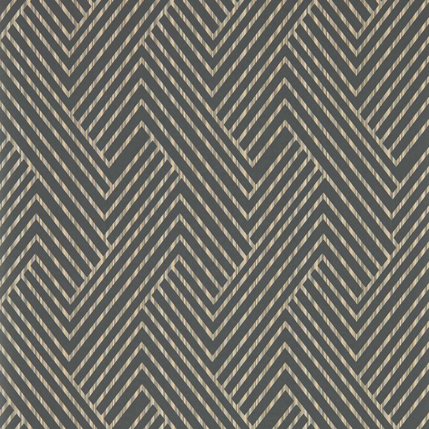 Grassetto Wallpaper - Charcoal - Clarke & Clarke - W0181/01 - Morris Wallpaper