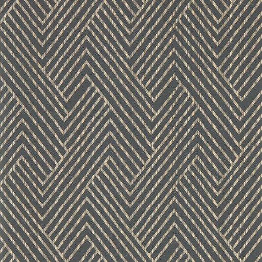 Grassetto Wallpaper - Charcoal - Clarke & Clarke - W0181/01 - Morris Wallpaper