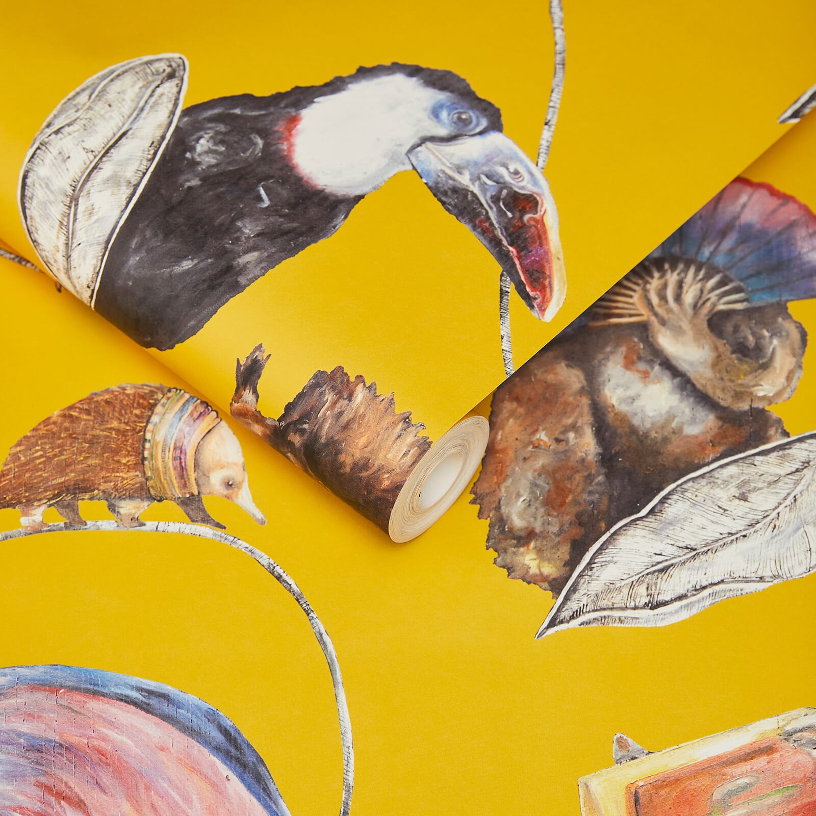 Hackney Empire Wallpaper - Ochre - House of Hackney - 1-WA-HAC-DI-OCH-XXX - Morris Wallpaper