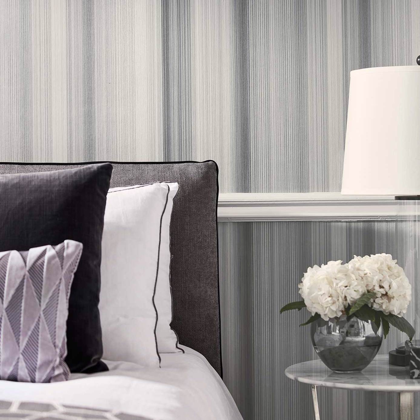 Hakone Wallpaper - Graphite - Harlequin - HM6W112189 - Morris Wallpaper