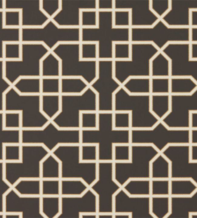 Hampton Trellis Wallpaper - Charcoal - DGLW216662 - Sanderson - Morris Wallpaper