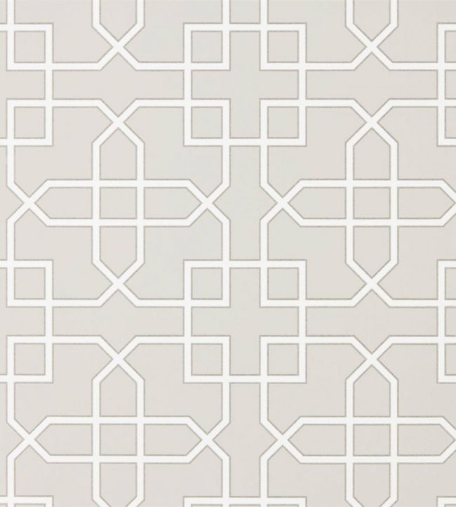 Hampton Trellis Wallpaper - Grey - DGLW216661 - Sanderson - Morris Wallpaper