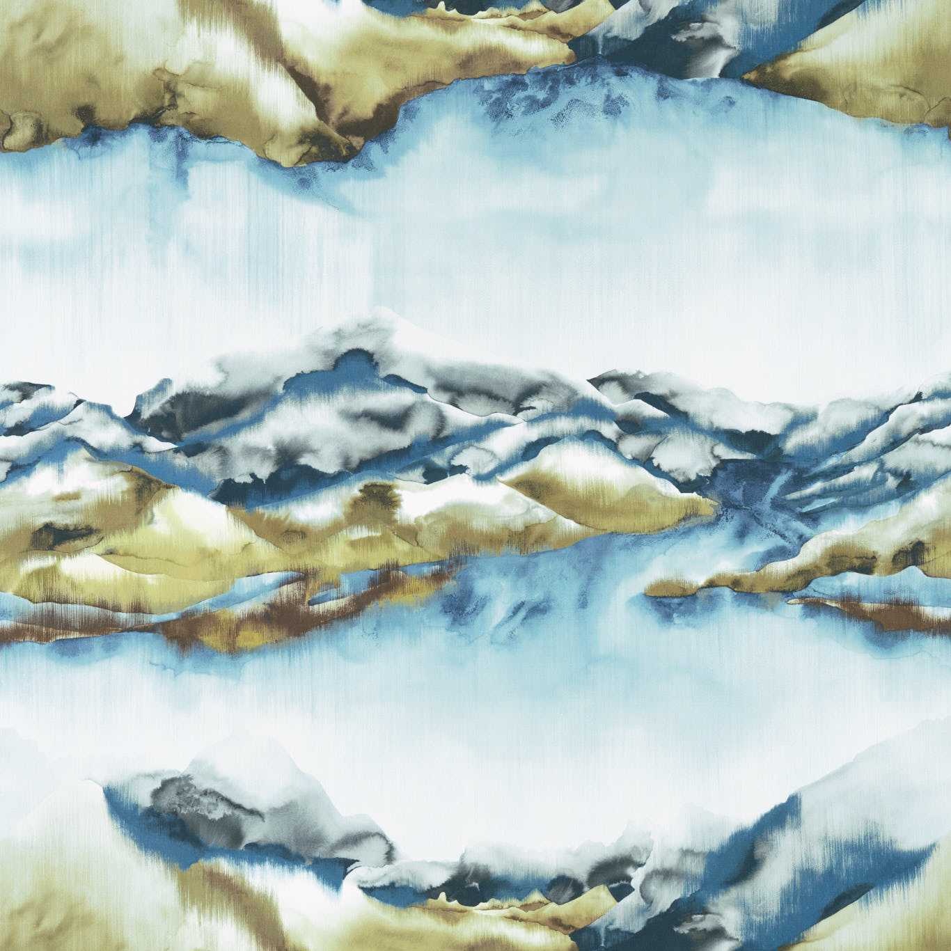 Kailani Fabric - Lagoon/Linden – Morris Wallpaper