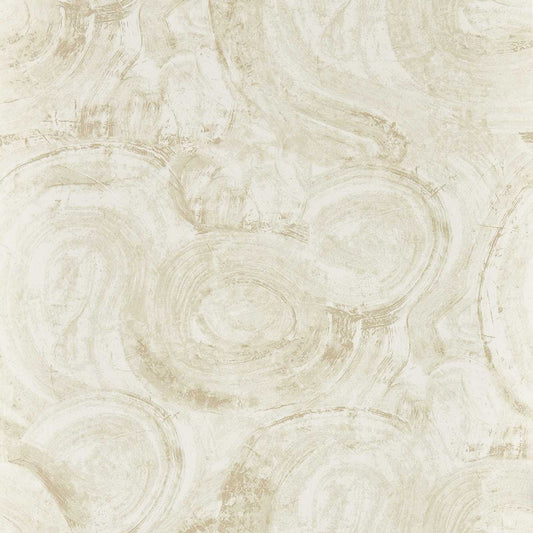 Hatoum Wallpaper - Ivory - Clarke & Clarke - W0222/03 - Morris Wallpaper