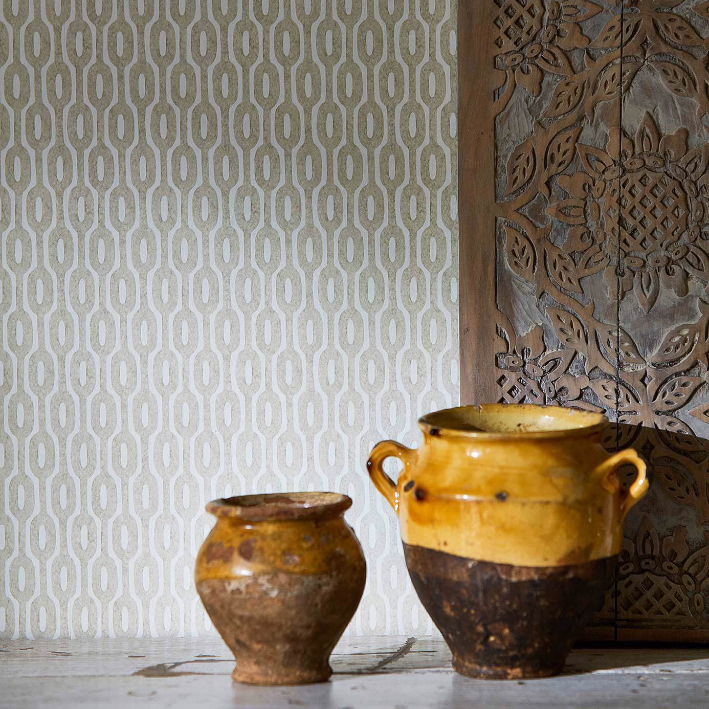 Hemp Wallpaper - Mineral - Sanderson - DHPO216368 - Morris Wallpaper