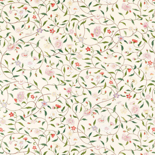 Henrietta's Trail Wallpaper - Perfect White - Zoffany - ZATW313053 - Morris Wallpaper