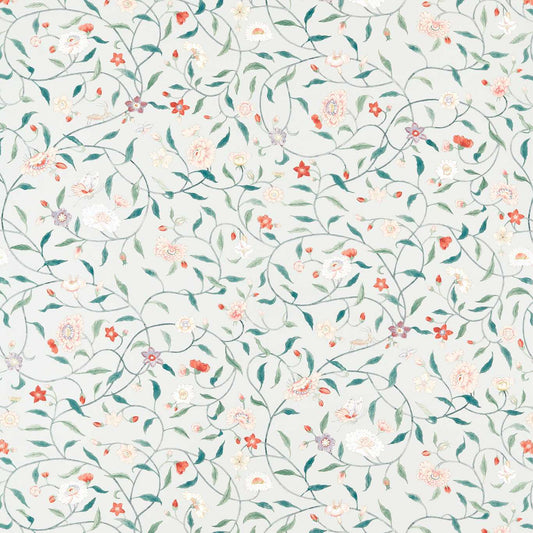 Henrietta's Trail Wallpaper - Stockholm Blue - Zoffany - ZATW313054 - Morris Wallpaper