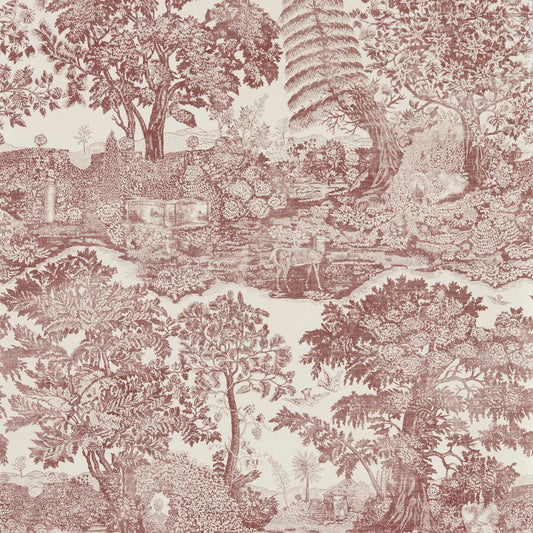 Highgrove Toile Wallpaper - Oak - Sanderson - DHIP217478 - Morris Wallpaper