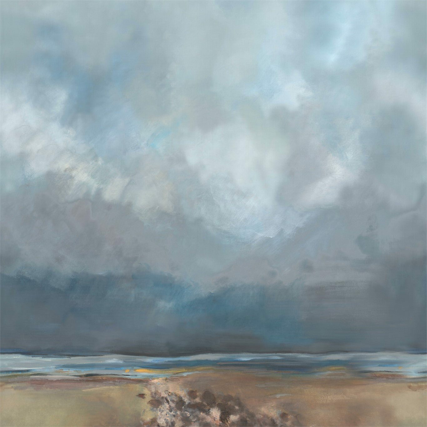 Holkham Bay Wallpaper - Pebbles Daybreak - Zoffany - ZKEM312663 - Morris Wallpaper