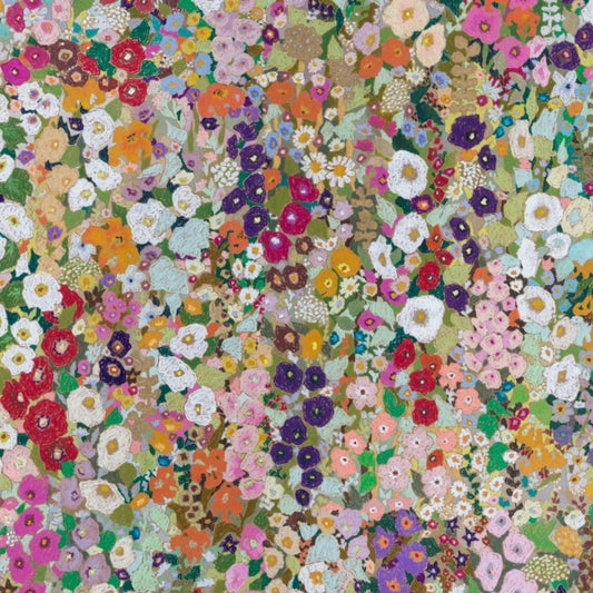 Hollyhocks Wallpaper - Spring - House of Hackney - 1-WA-HOL-DI-SPR-XXX - Morris Wallpaper