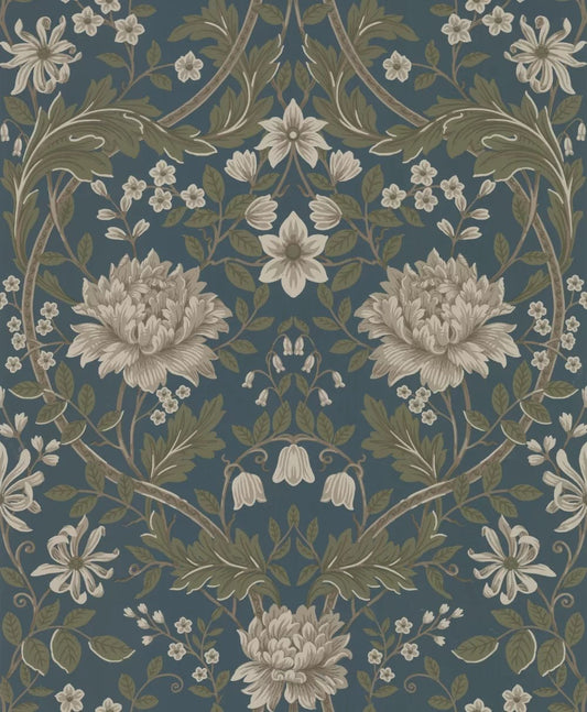 Honeysuckle Trail Peel & Stick Wallpaper - Green - NW44604