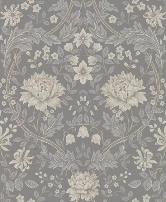 Honeysuckle Trail Peel & Stick Wallpaper - Grey - NW44608