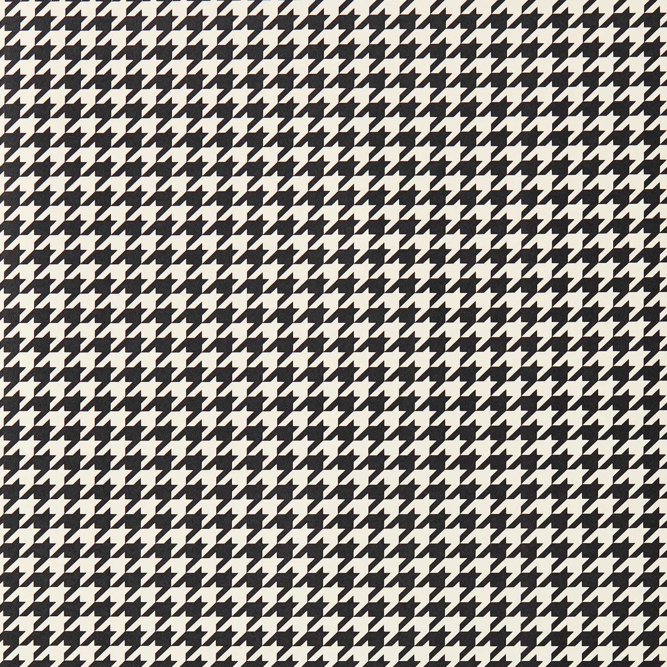 Houndstooth Wallpaper - Black Earth/Soft Focus - Harlequin - HRTW113131 - Morris Wallpaper
