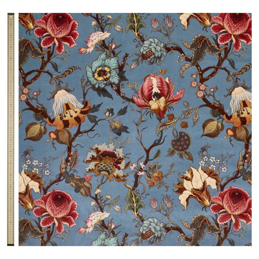 House of Hackney - 1-FA-ART-VE-AZU-XXX-XXX - Morris Wallpaper