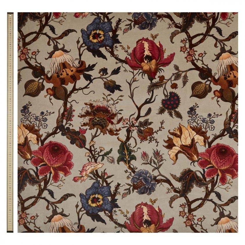 House of Hackney - 1-FA-ART-VE-GRY-XXX-XXX - Morris Wallpaper